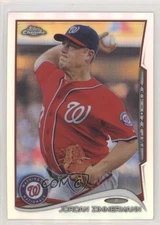 2014 Topps Chrome Refractor Jordan Zimmermann #57 0qr0