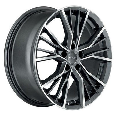 ALUFELGE MAK UNION FUR AUDI TT COUPE 8X18 5X112 GUN MET-MIRROR FACE JIX