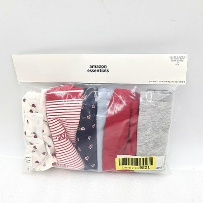 Amazon Essentials Damenunterhose Wäsche Bikini 6er Pack Baumwolle Komfort Farben