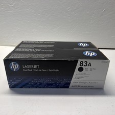 New Genuine HP 83A Black Original Laserjet Toner DUAL PACK