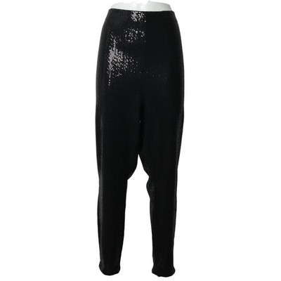 H&M, Hose, Größe: 3XL, Schwarz, Elasthan/Polyester, Einfarbig, Damen #YSn