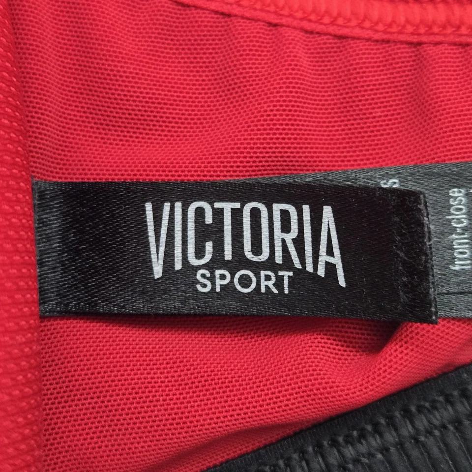 Sujetador deportivo Victoria Sport para mujer 34B rojo con banda negra Knockout de Victoria's Foto 3 de 4