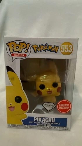 Funko Pop! Vinyl: Pokémon - Pikachu (Diamond Collection) - GameStop #553