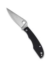 Spyderco Grasshopper Slipjoint Knife C138GBKP Satin PlainEdge 12c27 Blade Black