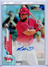 2020 Topps Chrome Update Series #USA-NM - Nick Martini Auto Refractor Phillies