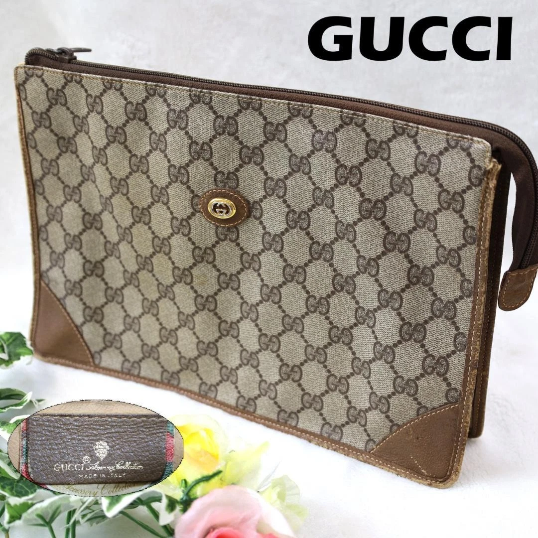 Ancien sac pochette Gucci 97.01.029 Gg Supreme