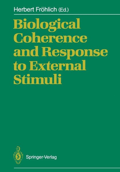 Biological Coherence And Response To External Stimuli Herbert FröHlich Buch Ix-image