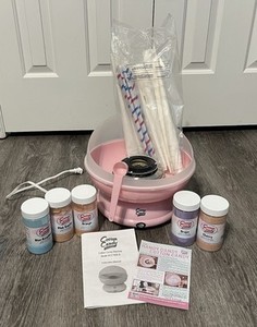 Cotton Candy Express - Cotton Candy Machine, 5 Sugar Flavors, Cones, Scoop, EUC!