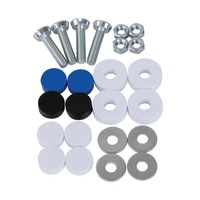 Kennzeichen Schrauben FüR Motorrad M6 X 20Mm Set Mit Kappen FüR Nummernschild