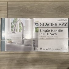 Glacier Bay Kagan Stainless 15-in Pull Down Kitchen Faucet