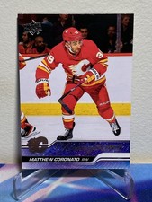 2023-24 Upper Deck Series 1 Hockey MATTHEW CORONATO #201 YOUNG GUNS ROOKIE