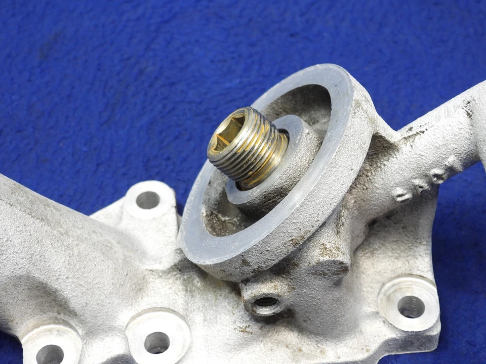 1999-2004 Ford Mustang GT 4.6L OEM Oil Filter Adapter Good Used Take Off P34 - Image 3 of 4