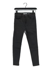 New Look Women's Jeans UK 8 Black Viscose with Elastane, Nylon Skinny