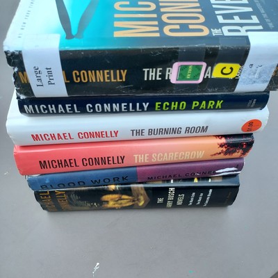 Michael Connelly Book Lot 6 Echo Park, Blood Work, Ect.