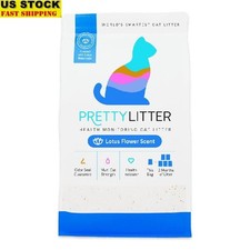 Health Monitoring Cat Litter Odor Control Lotus Flower Scent Dust Free 8lb New