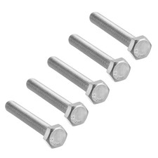 5pcs M8x55mm Hex Bolts 304 Stainless Steel Hexagon Screw Bolt