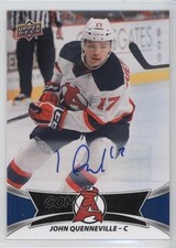 2016-17 Upper Deck AHL Auto SP John Quenneville #119 Auto f7r