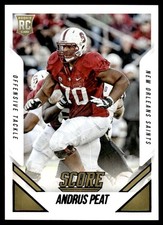 2015 Score Andrus Peat Rookie New Orleans Saints #362