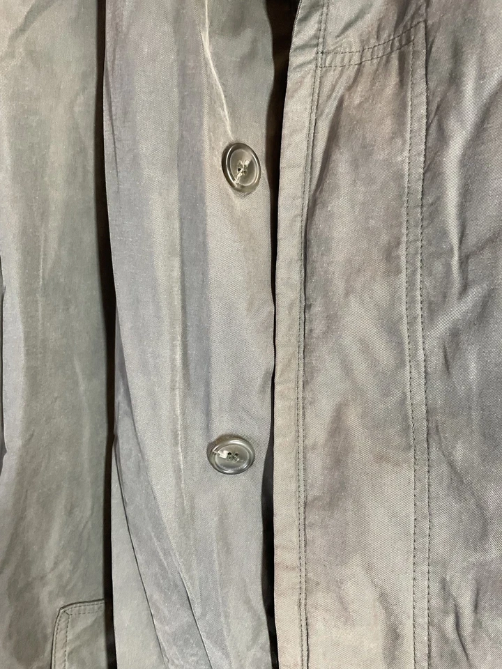 Abrigo Largo Jaeger Gore-Tex Verde Caqui Hecho en Alemania Talla Grande Foto 3 de 4