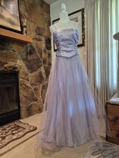 Blondie Nites By Jaslene 2 Piece Prom Dress Size 7/8, Light Purple