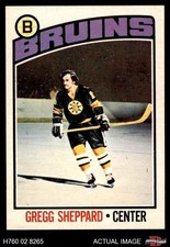 1976 O-Pee-Chee NHL #155 Gregg Sheppard Bruins 6 - EX/MT