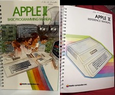 Set Of 2 Apple Computer Inc. Manual Apple Macintosh II Basic Program & Reference