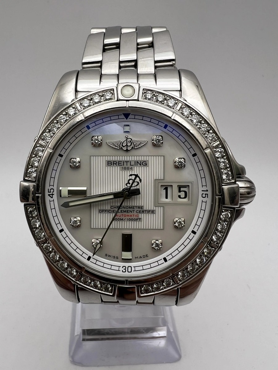 Breitling Cockpit 41mm A49350 White Mother of Pearl Factory