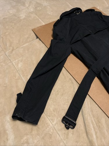 Banana Republic Women Classic Coat - Size S - Black - Picture 20 of 24