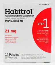 Habitrol Nicotine Transdermal Patch Step 1 21 mg 14 Patches Exp: 12/2027