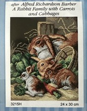 Orchidea Needlepoint canvas for halfstitch without yarn after Alfred Richards...