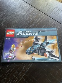 LEGO Ultra Agents 70171 minifigs, instructions and build included, No Box