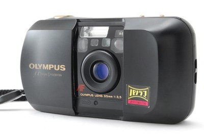 [FAST NEUWERTIG] Olympus μ mju Panorama schwarz analoge Kompaktkamera aus JAPAN