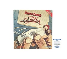 Cheech & Chong Signed Up In Smoke Movie Laserdisc Tommy & Marin Autographed Rare