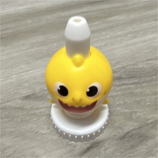 Baby Shark Yellow Baby Bottle Nipple with White Base