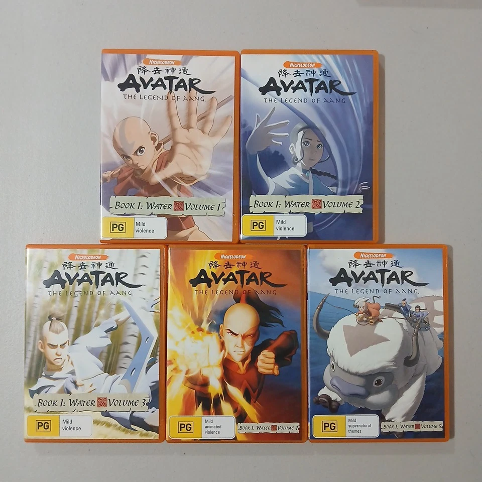 Avatar The Legend Of Aang 1 & 2 + The Book 2 Vol 4 The Last Airbender R4 - Mint - image 3 of 4