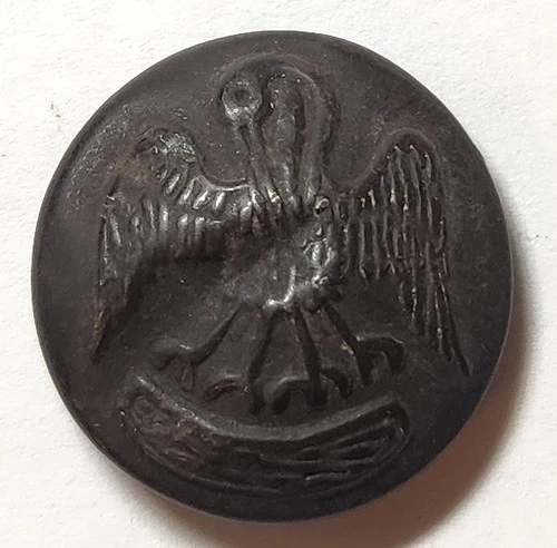 Louisiana Civil War Era Button