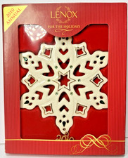 2010 Lenox Annual Gemmed Snowflake Ornament 5" H - MPN 813072