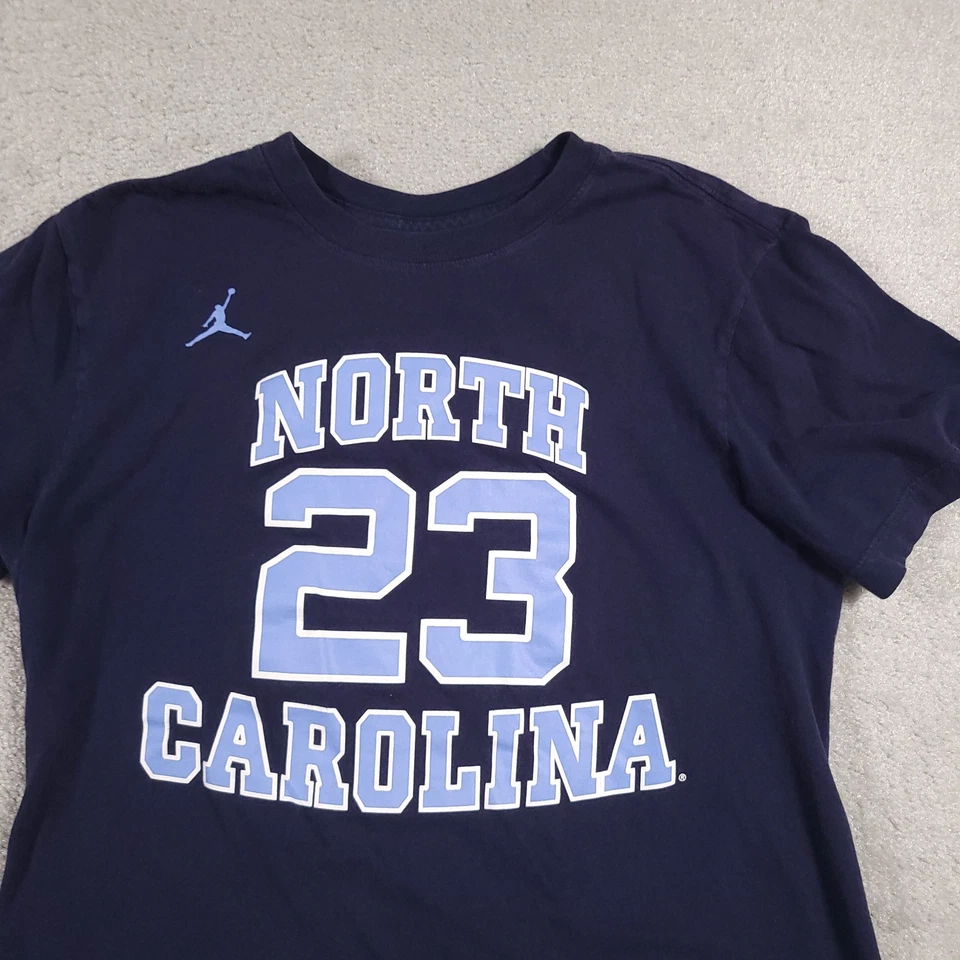 North Carolina Tar Heels Shirt Mens Small NCAA Basketball Jordan 23 Nike - Image 4 of 4