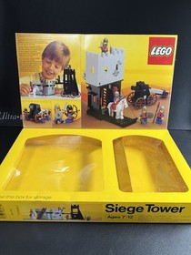 Lego 6061 Siege Tower Legoland Castle System 100% Complete w/ Box & Instructions