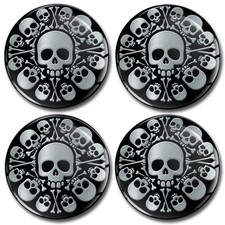 3D Domed Wheel Center Stickers – Centre Cap Gel Decals – Made in EU | A 98