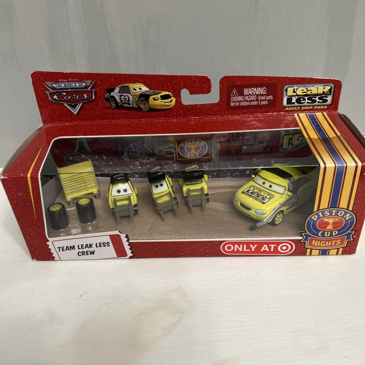 Disney Pixar Cars Team Leak Less Crew Target Exclusive Set Piston