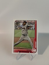 2021 Topps Big League Baseball Triston McKenzie Rookie #155 Cleveland Indians