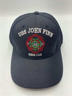 The Corps USS John Finn DDG 113 Flying Squad Black Baseball Cap Hat One Size