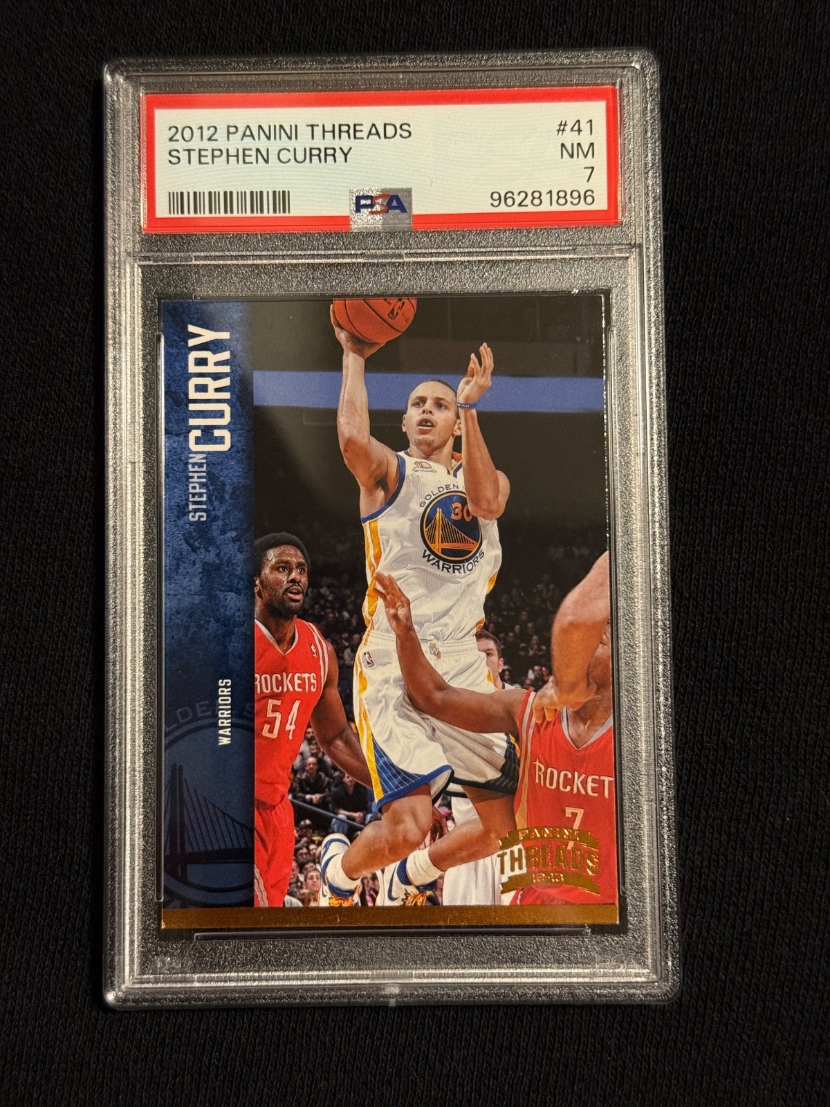 2012 Panini Threads Stephen Curry #41 NM PSA 7