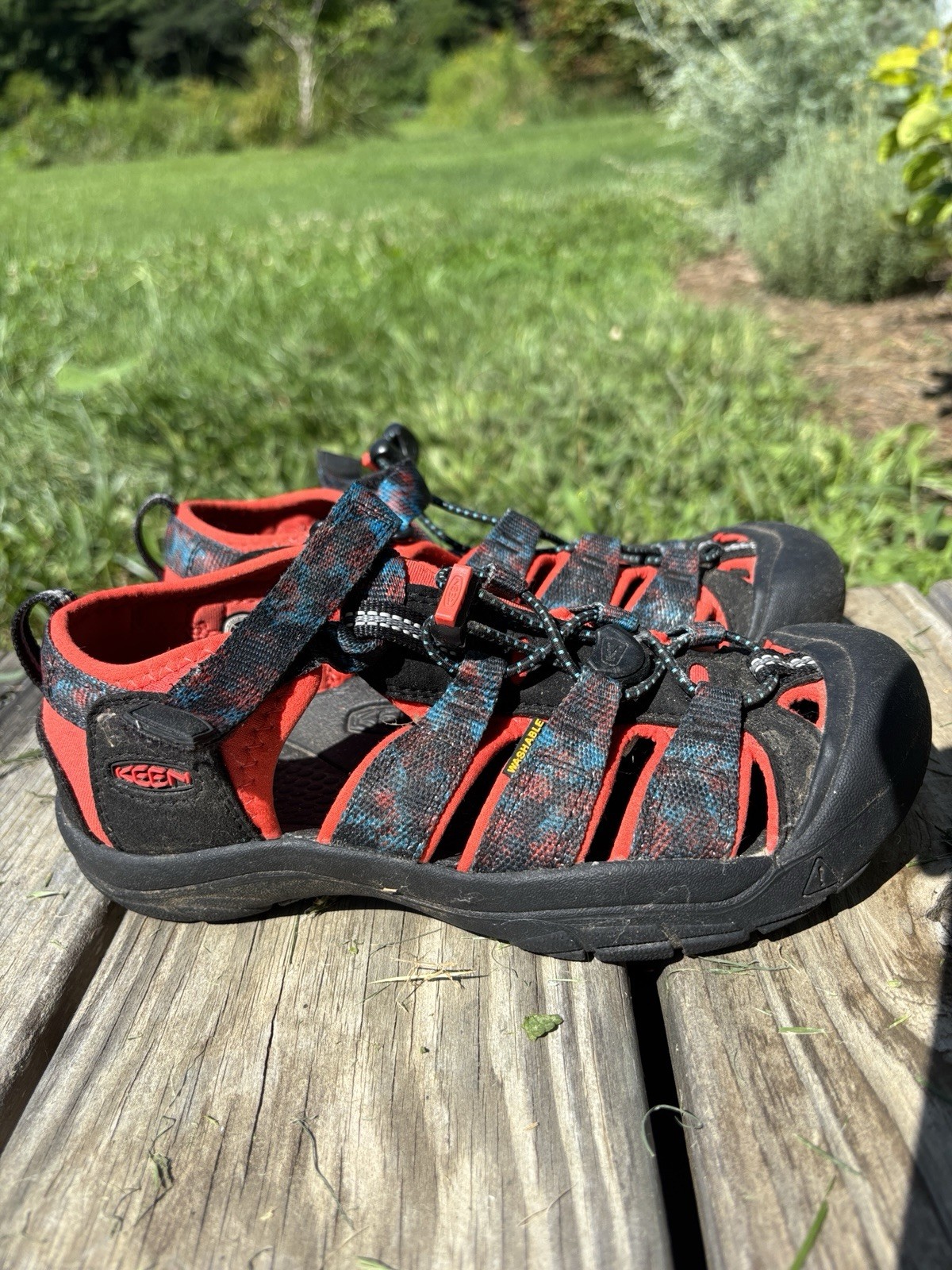 Sandali Keen rossi per bambini escursionismo outdoor acqua giovani taglia 4