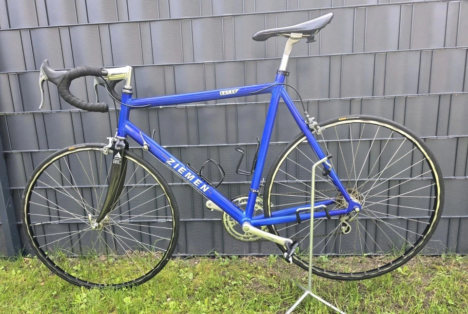 Rennrad, Vintage, Alu, Ziemen Handmade, Germany, RH 60, Blau, Shimano 600 - Bild 4 von 4