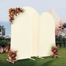 Metal Arch Backdrop Stand Set of 3 Stand with Case Connection for Wedding