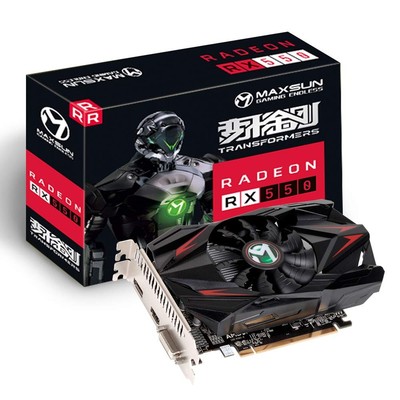 AMD Radeon RX 550 4GB GDDR5 ITX Computer PC Gaming Video Graphics Card GPU 12...