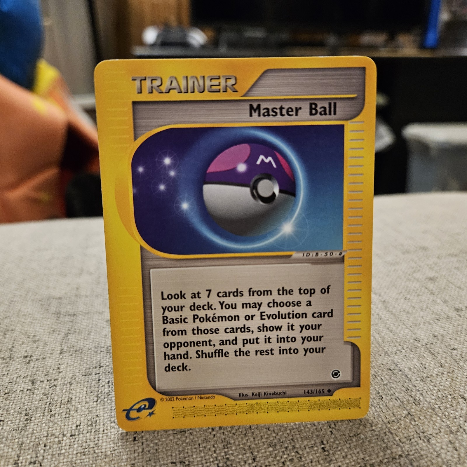Master Ball Pokemon TCG Expedition Base Set Trainer Card #143/165