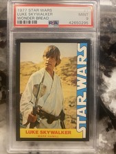 1977 Star Wars Wonder Bread #1 Luke Skywalker PSA 9 Mint